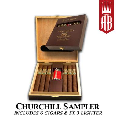 Alec Bradley Prensado Churchill Sampler with Lighter