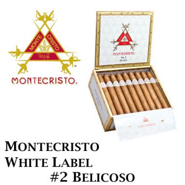 Montecristo White Label Belicoso #2 Cigars